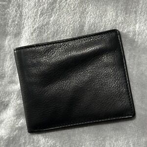 Osgoode Marley 1542 Black Leather Hidden Billfold Bifold Wallet Mens